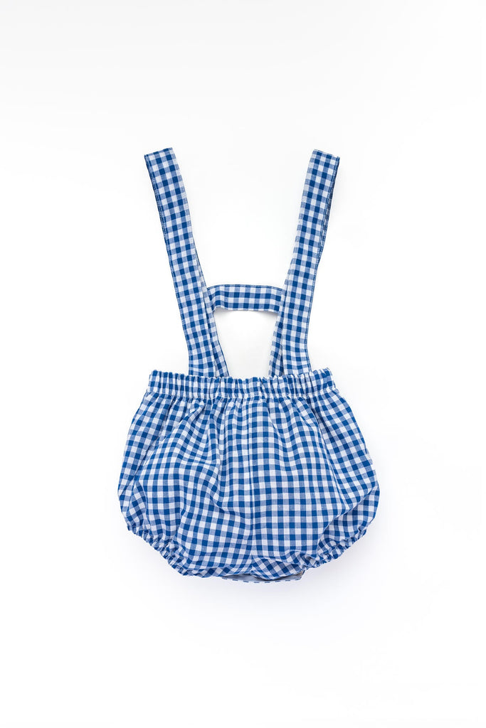 Leonardo Romper in Midnight Gingham