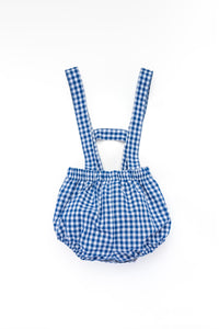Leonardo Romper in Midnight Gingham
