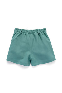 Sebastian Linen Shorts in Mint Green