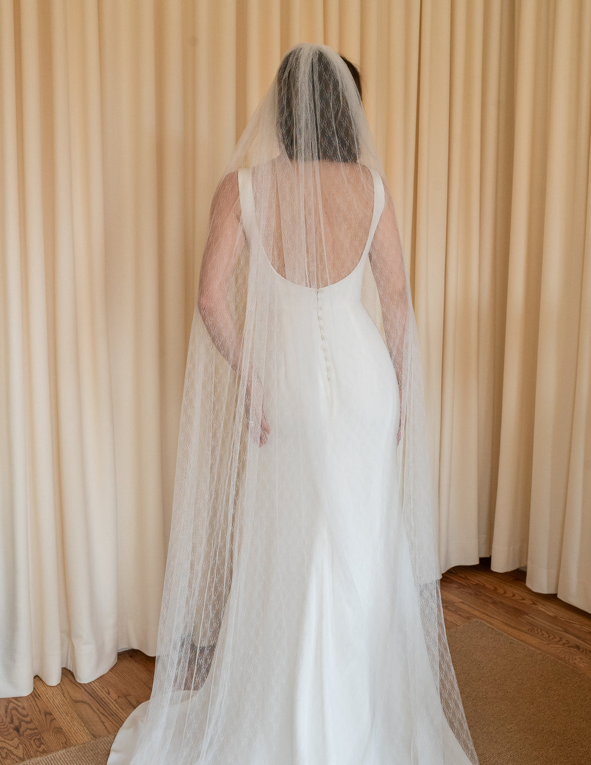 Petit Floral Lace Veil