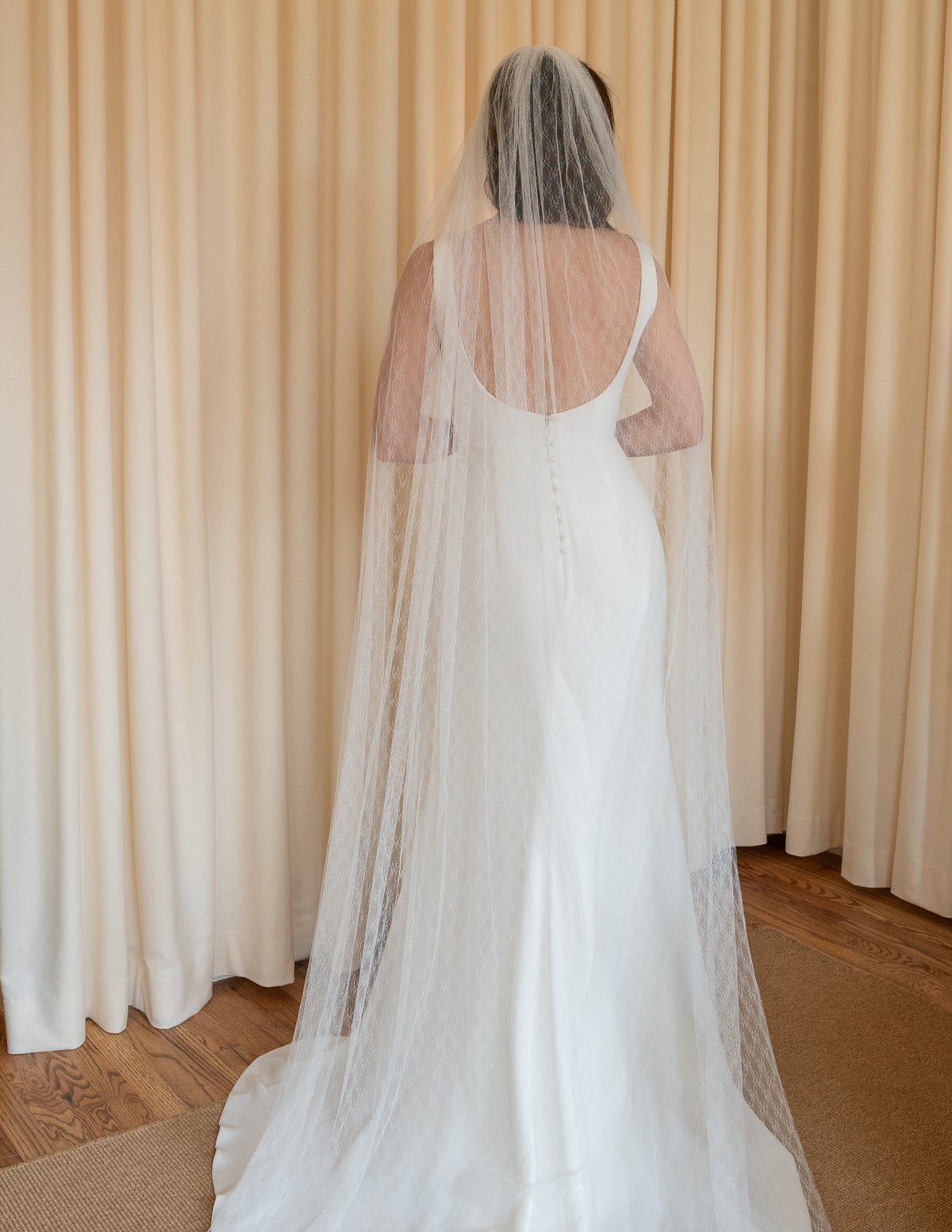 Petit Floral Lace Veil