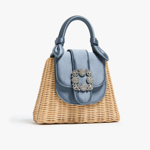 Petite Lady Bag Crystal Heritage Blue