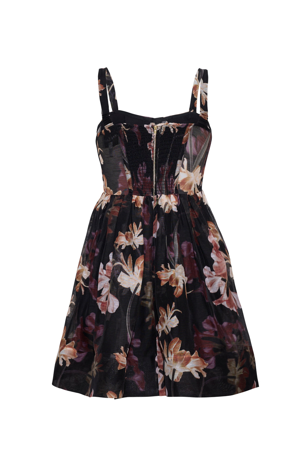 Pheobe Mini Dress in Elysian Flora Black