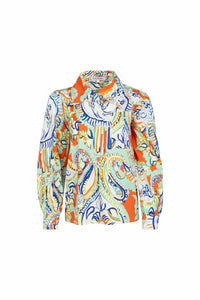 The Phoenix shirt has a collared neckline, pullover design and partial button-front placket.