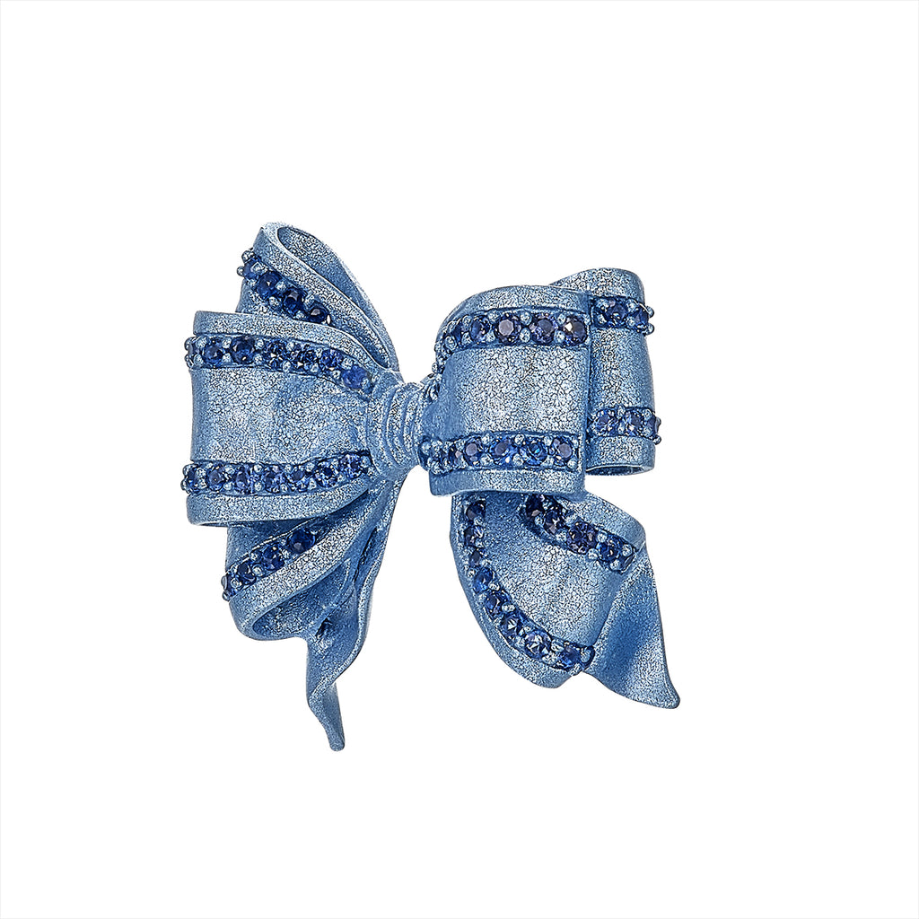 Chinoiserie Blue and White Bow Earrings – Lemon Blush Boutique