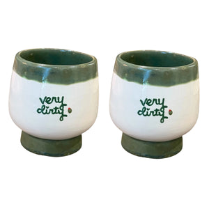 Martini “Very Dirty” Cups, Set of 2