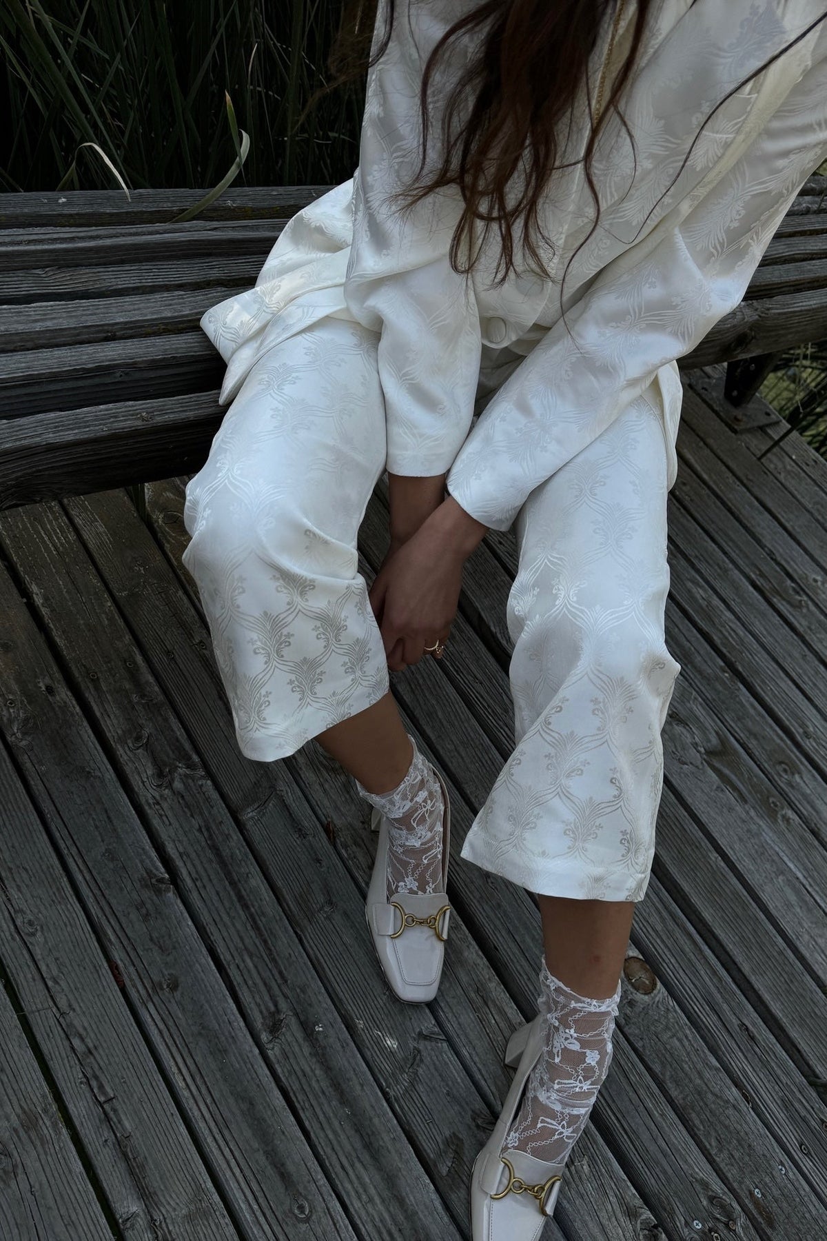 Loewe Brocade Ivory Bridal Suit