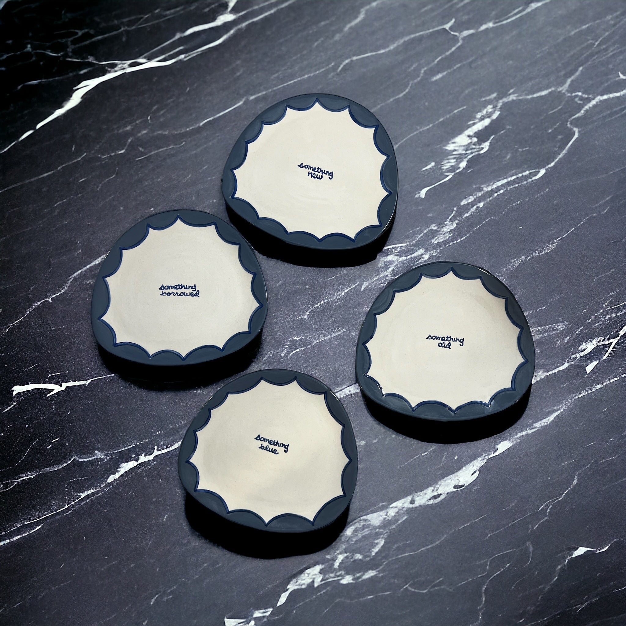 The Wedding Collection Dessert Plates, Set of 4