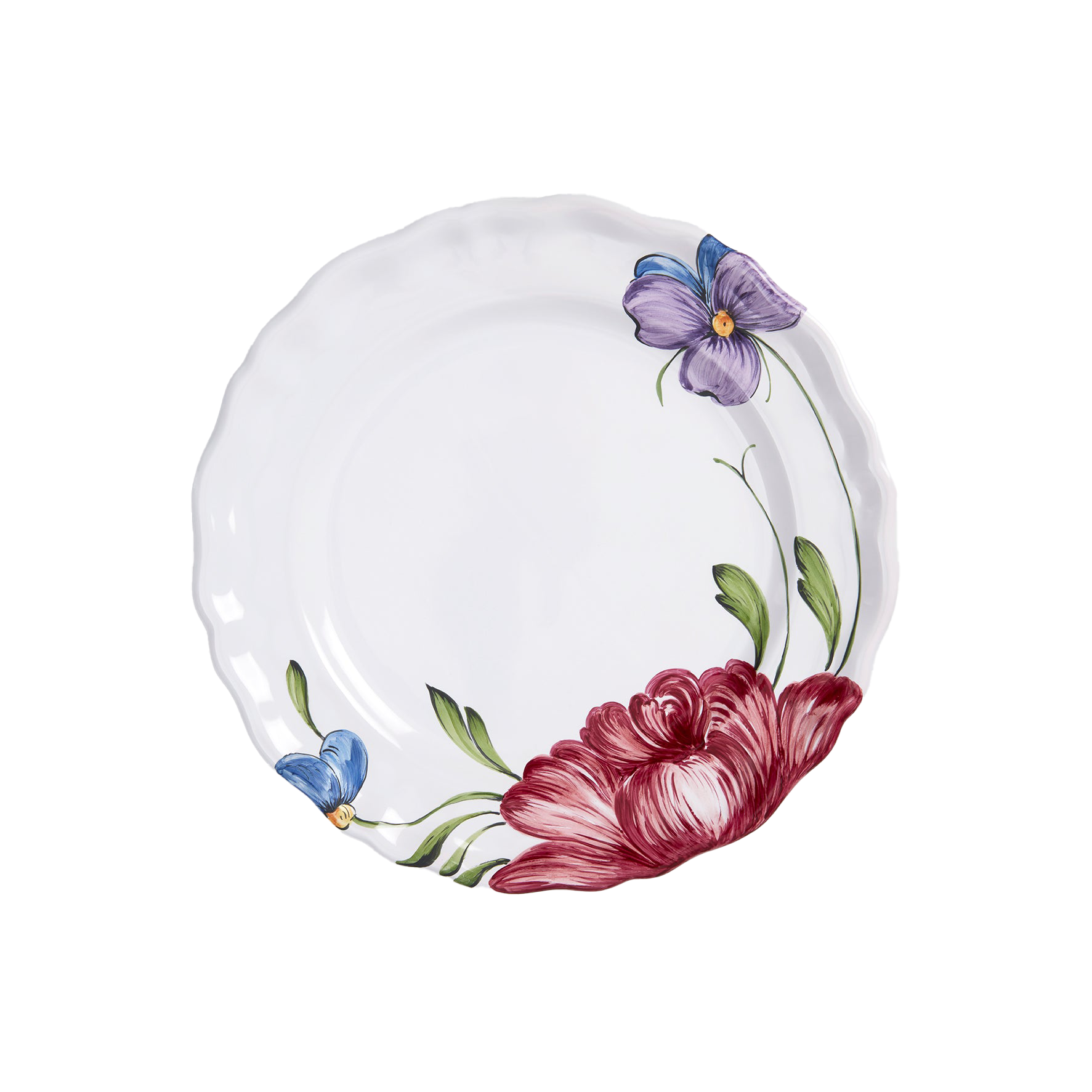 Picardie Grande Dinner Plate in Florale