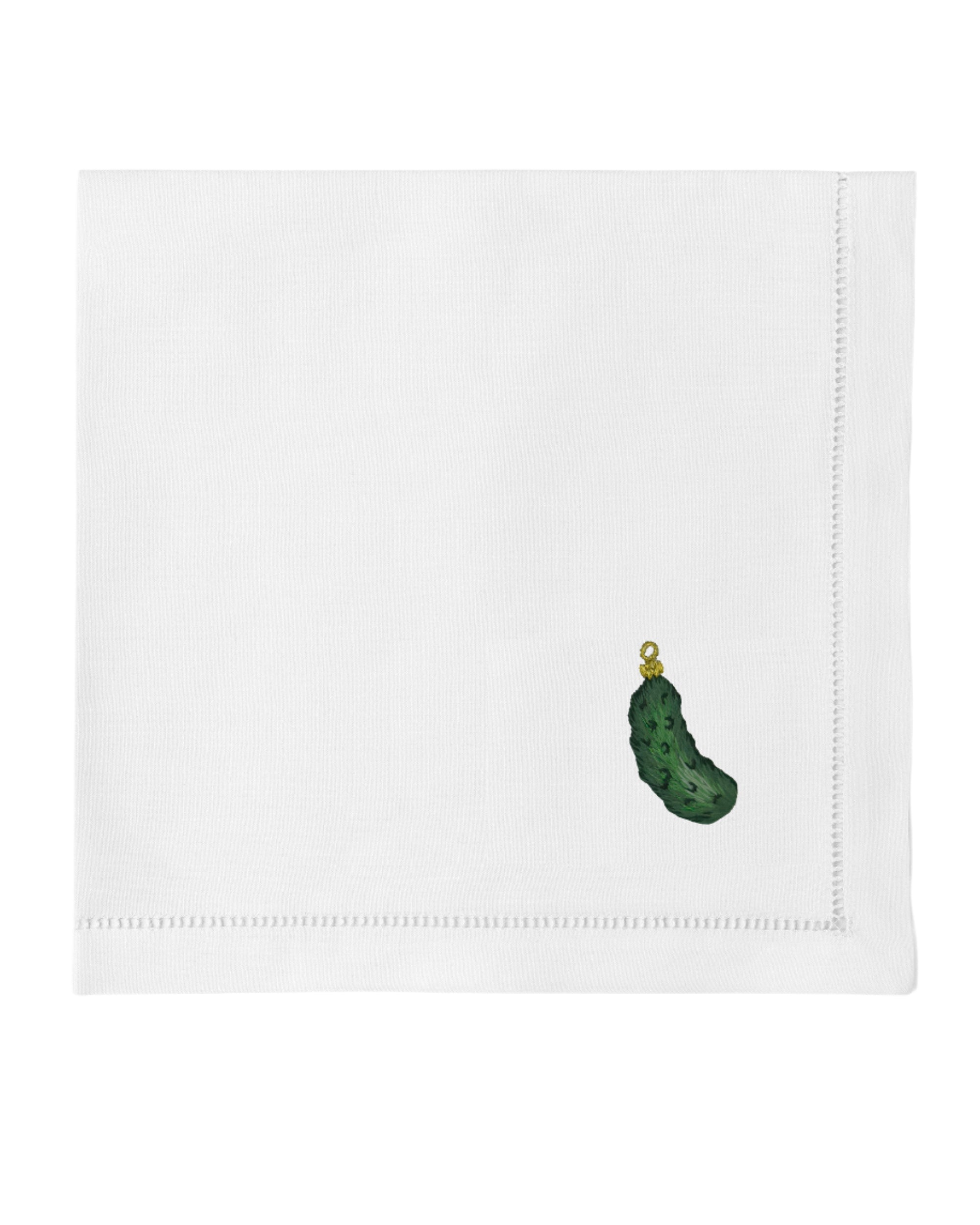 Pickle Ornament Napkin