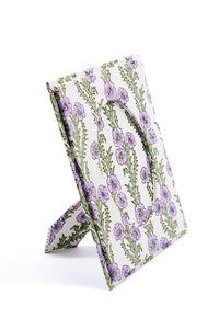 Picture Frame 4x6 in Circular Forget-Me-Not Purple
