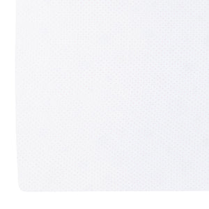 little english classic children's clothing pima crib sheet with white background and light pink micro dot all over print 