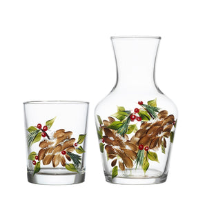 Pine Cone Carafe & Tumbler
