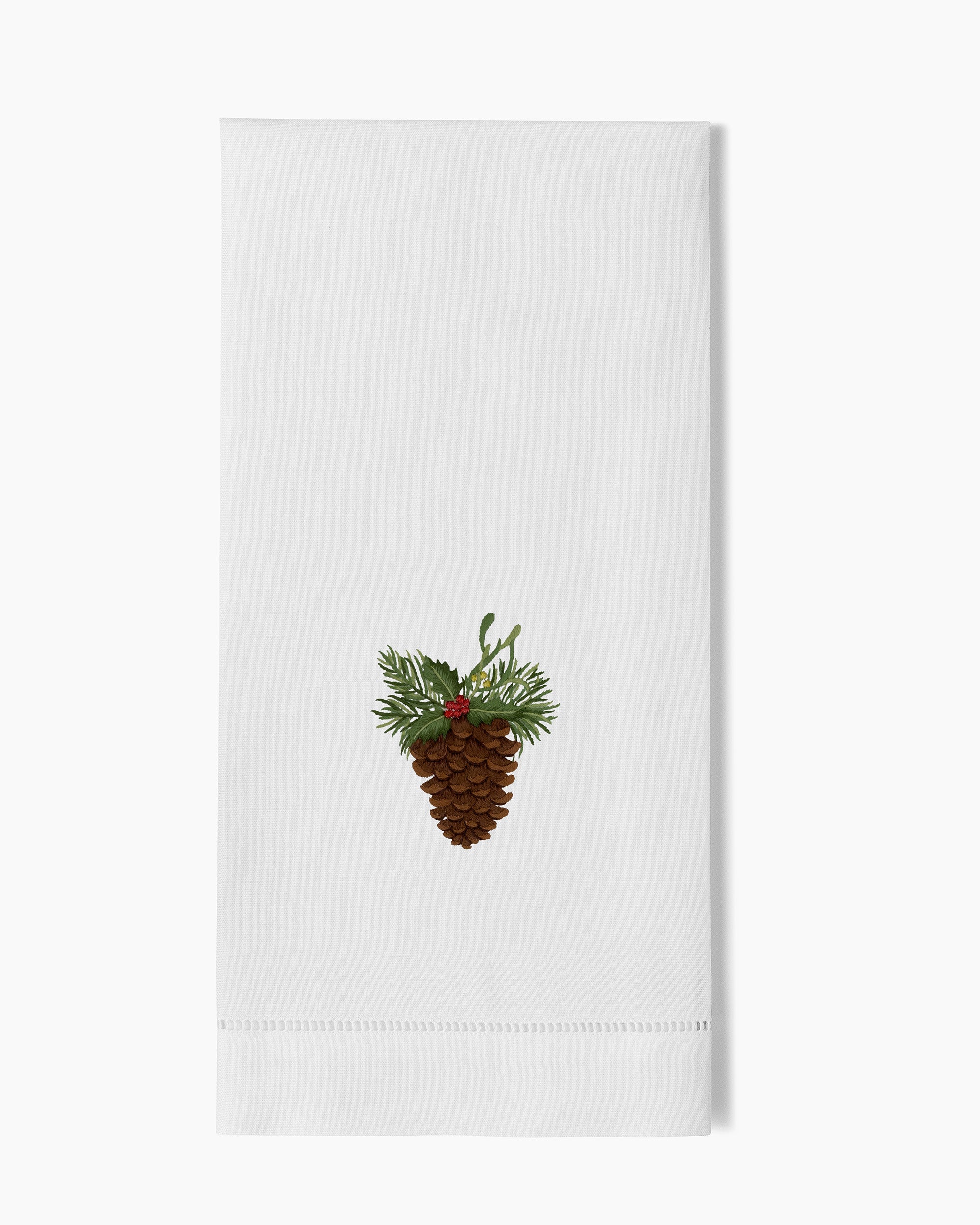 Pinecone Holly Hand Towel