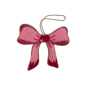Pink Bow Ornament