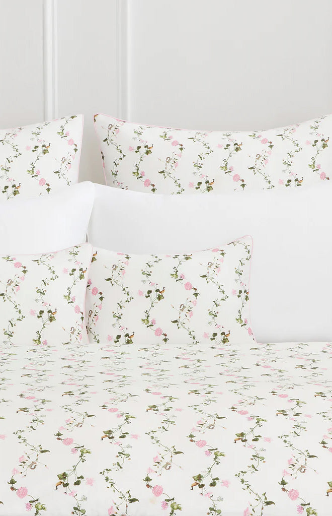 Pink Pond Floral Mini Pillowcase