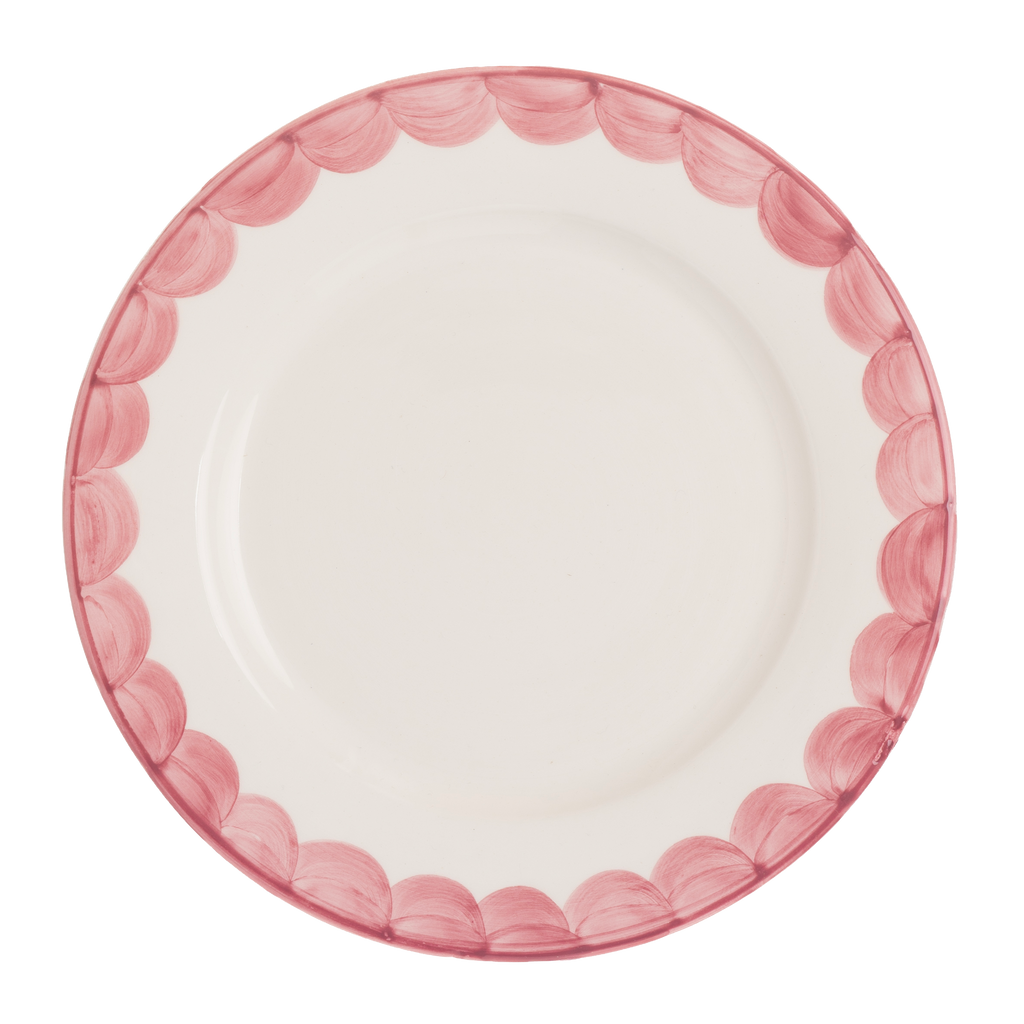 Pink Scallop Side Plate