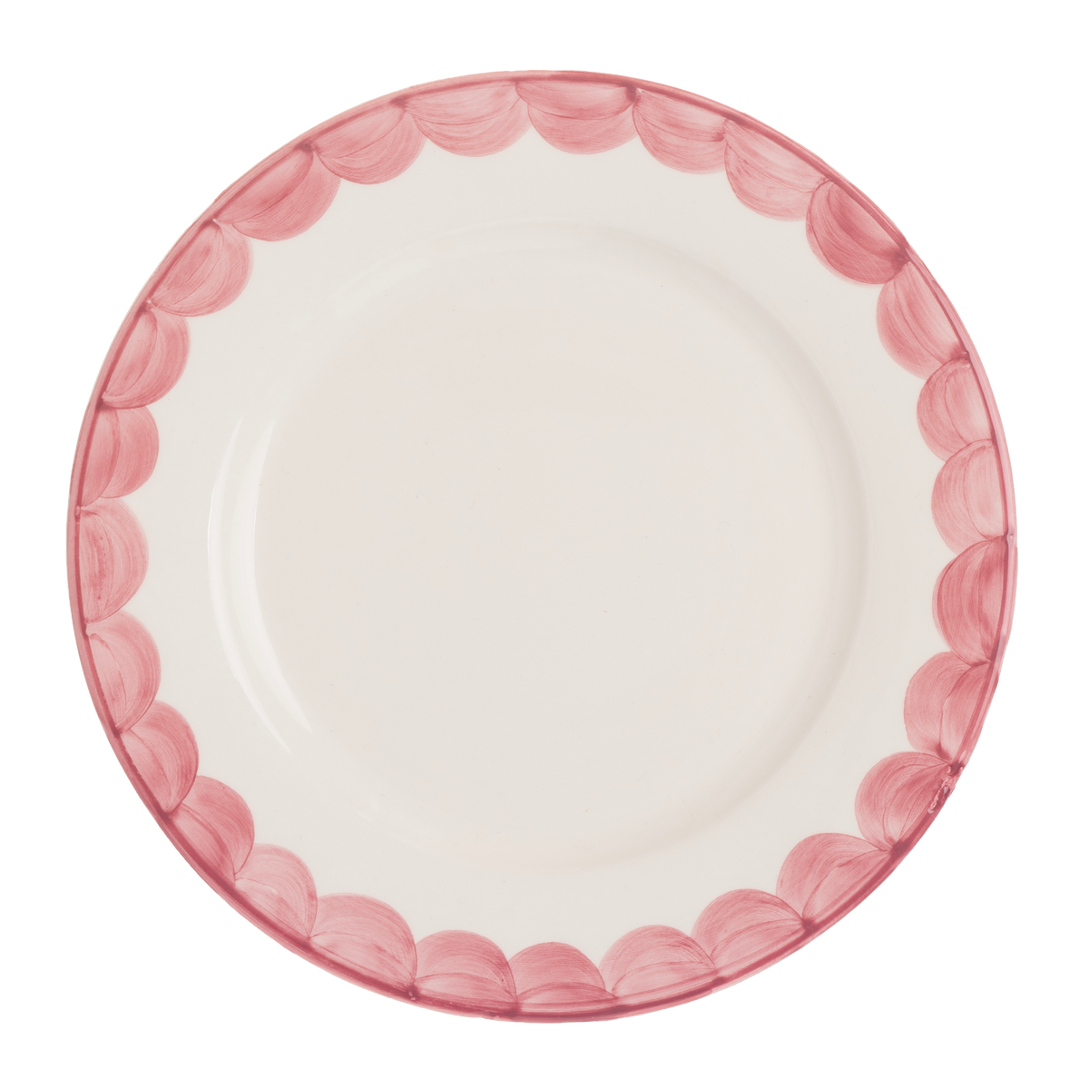 Pink Scallop Side Plate