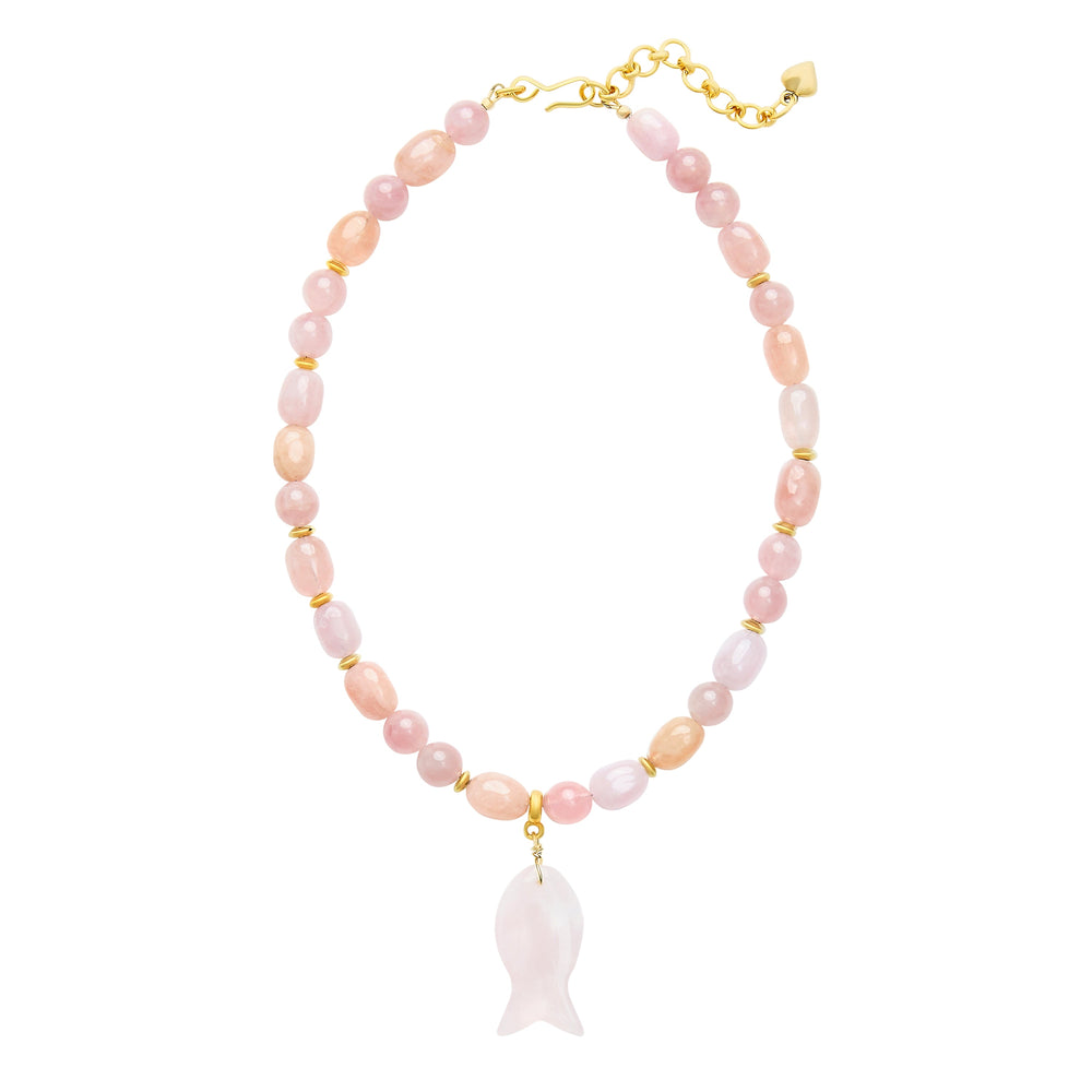 Pink Mist Necklace