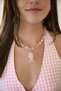 Pink Mist Necklace