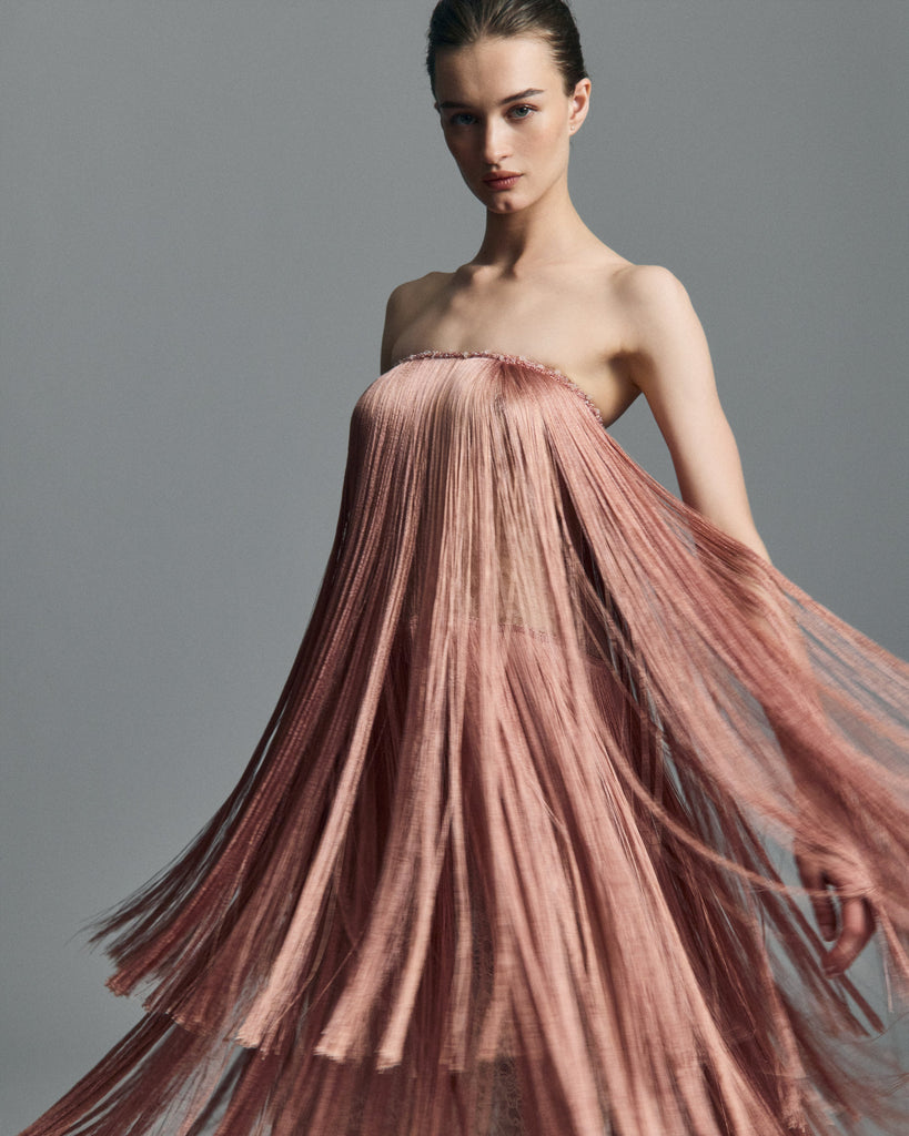 Pink Dune Fringe Dress