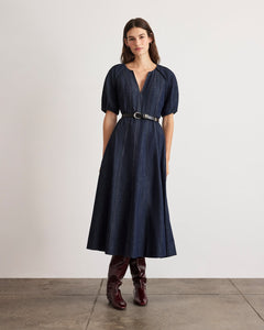 Piper Denim Dress in Midnight Rinse