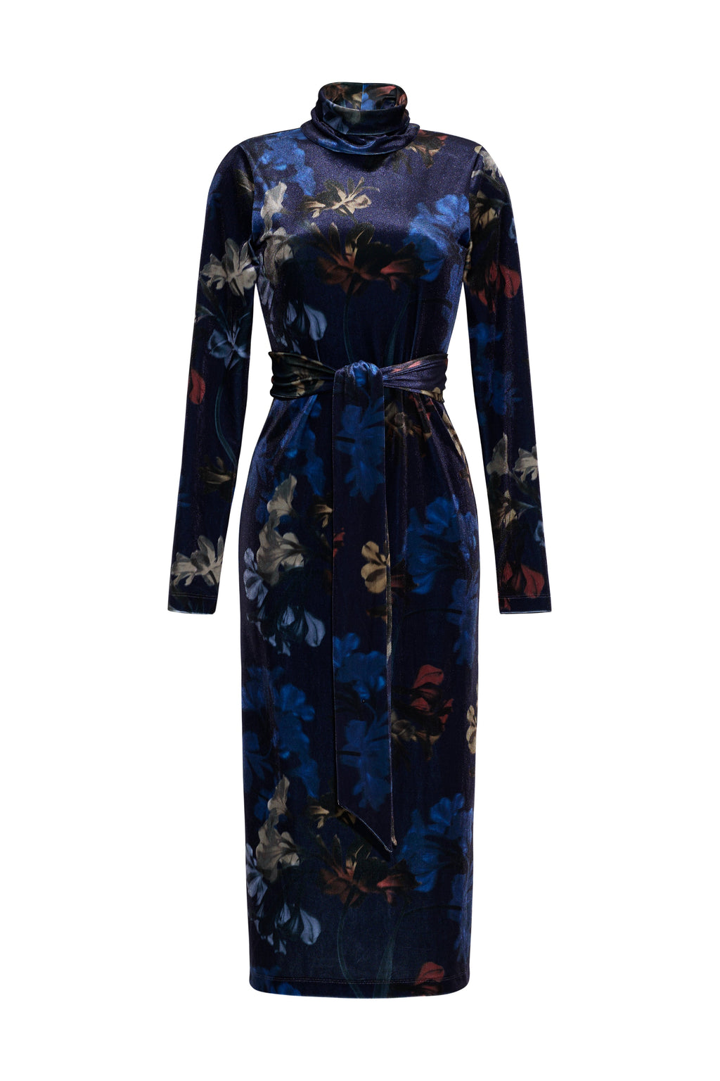 Piper Dress in Elysian Flora Navy
