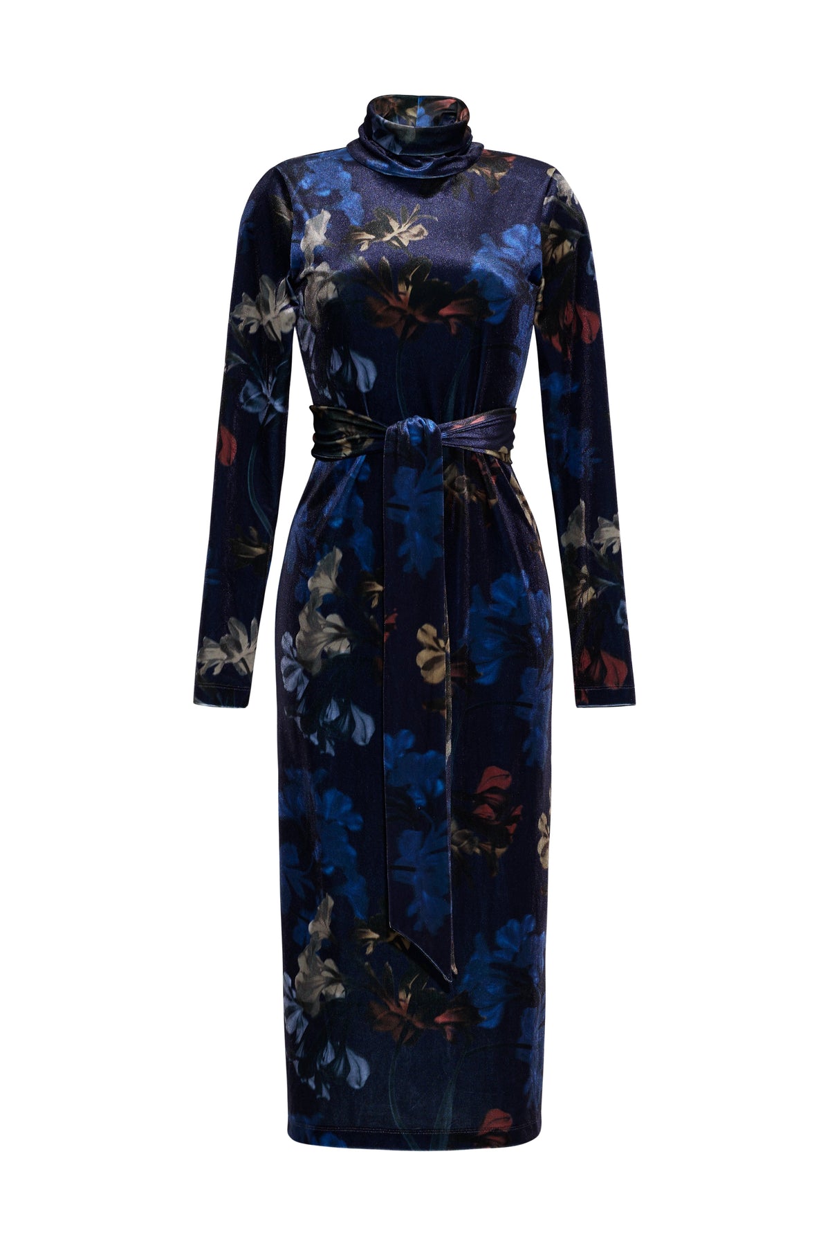 Piper Dress in Elysian Flora Navy