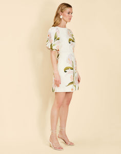 Pippa Mini Dress in Whispering Gardenia
