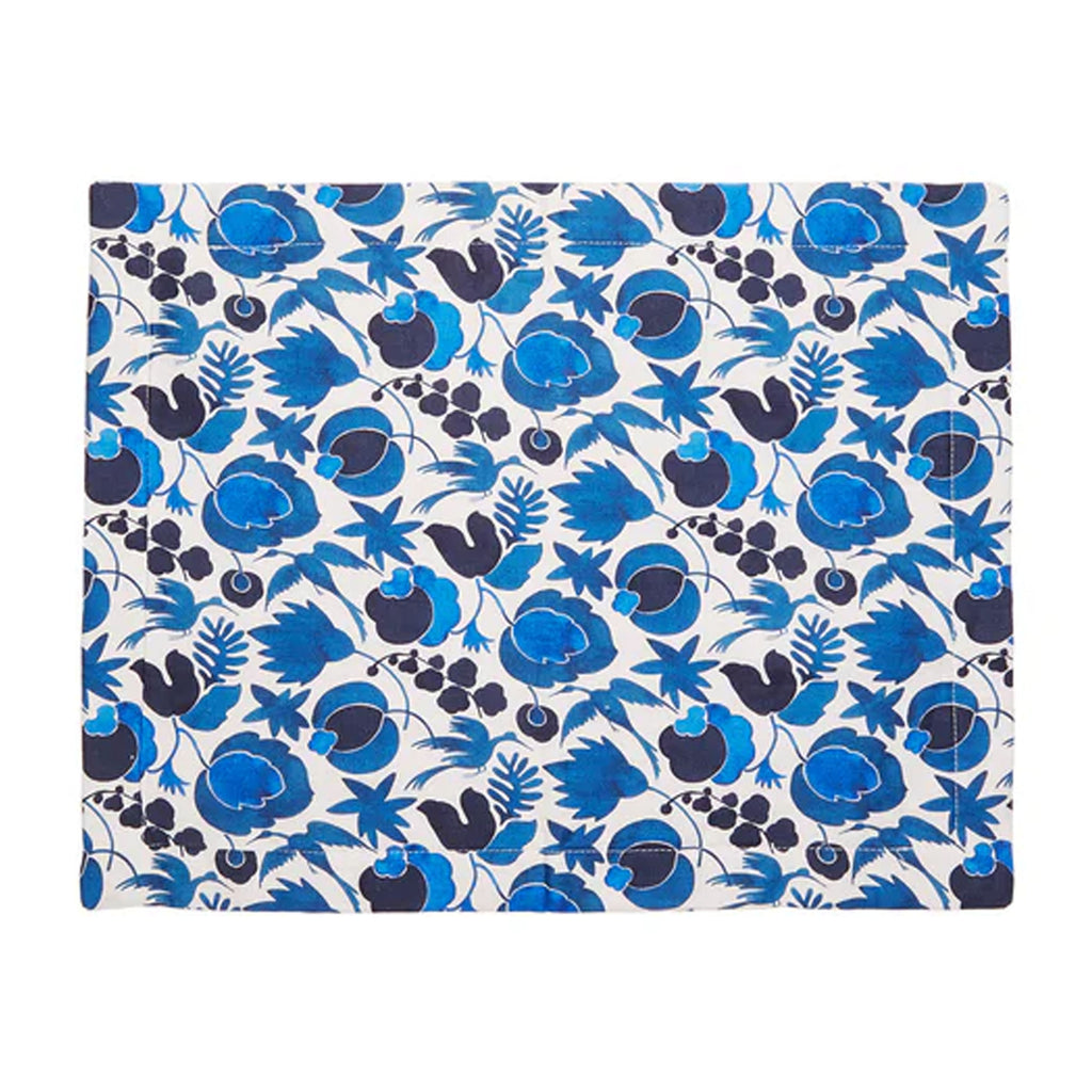 Placemats in Wildbird Blue, Set of 2