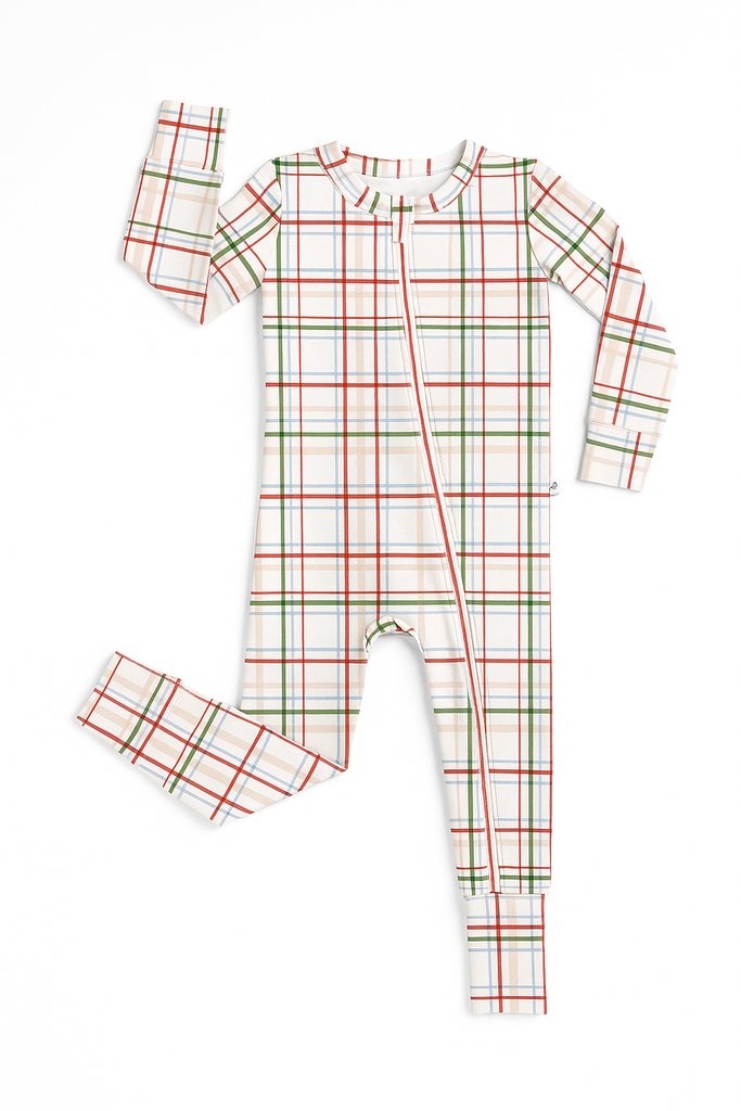 Plaid Bamboo Romper