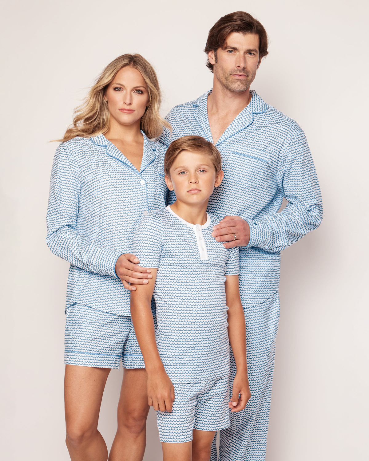 Kid's Pima Snug Fit Pajama Short Set in La Mer