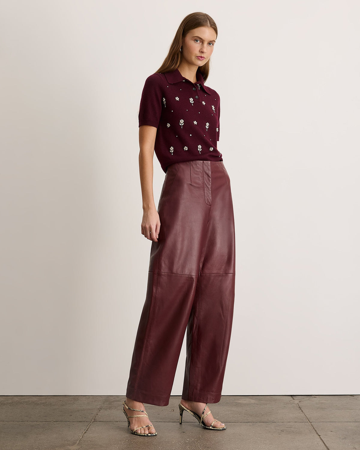 Weston Pant in Mahogany