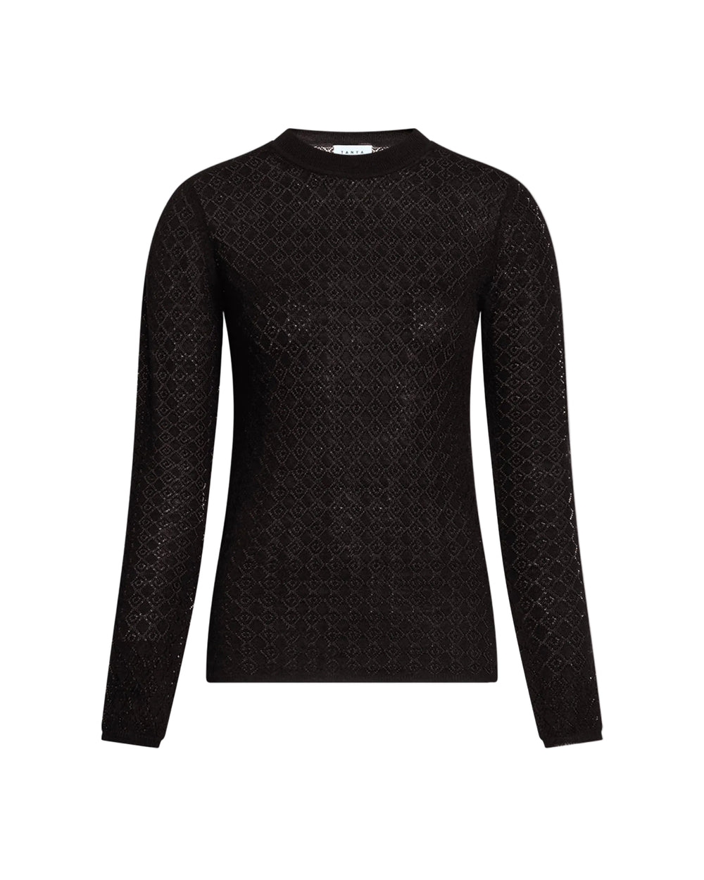 Crew Neck Kayden Knit in Black