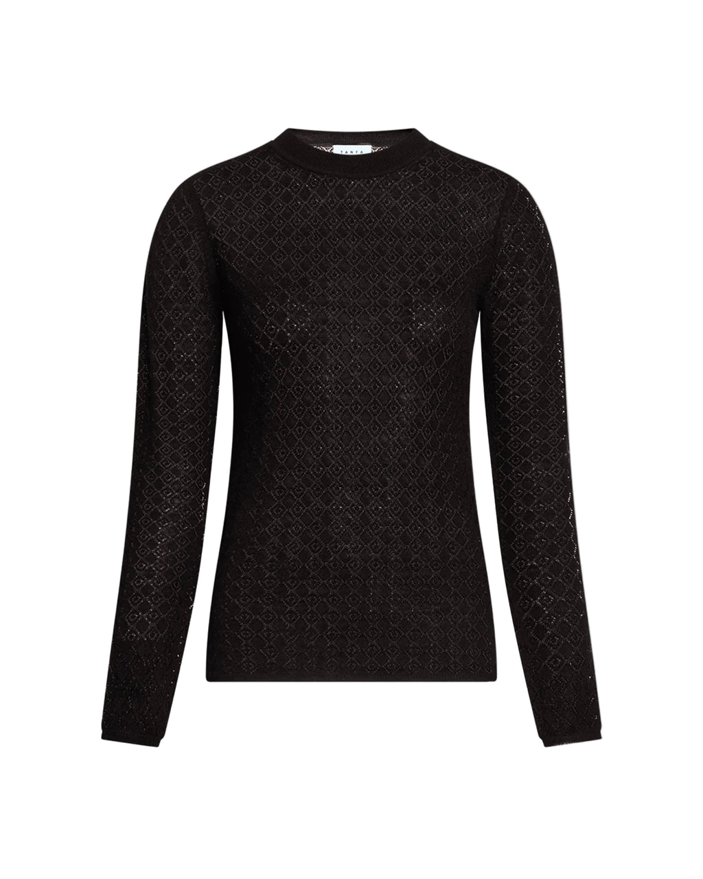Crew Neck Kayden Knit in Black