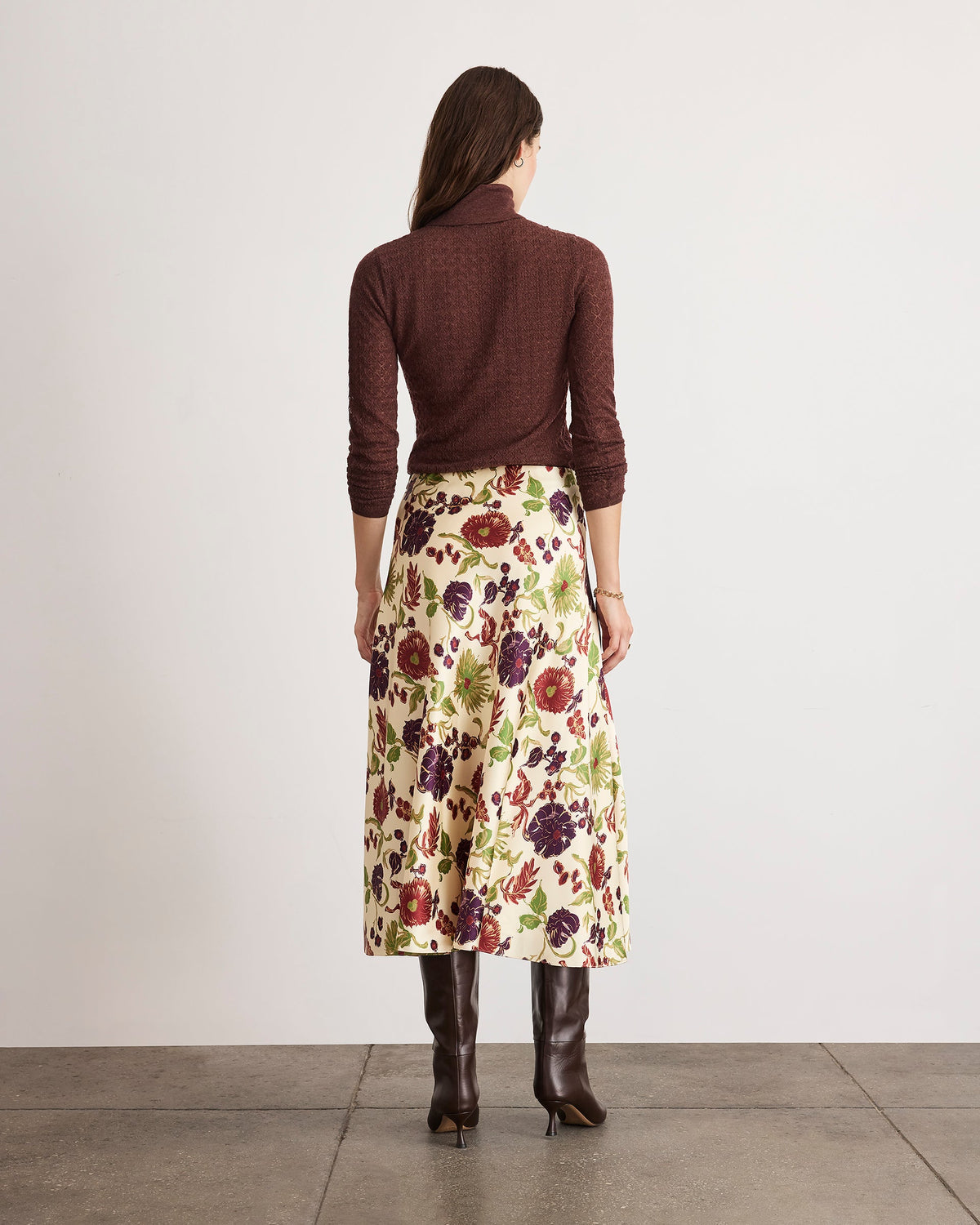 Kayden Turtleneck in Deep Redwood
