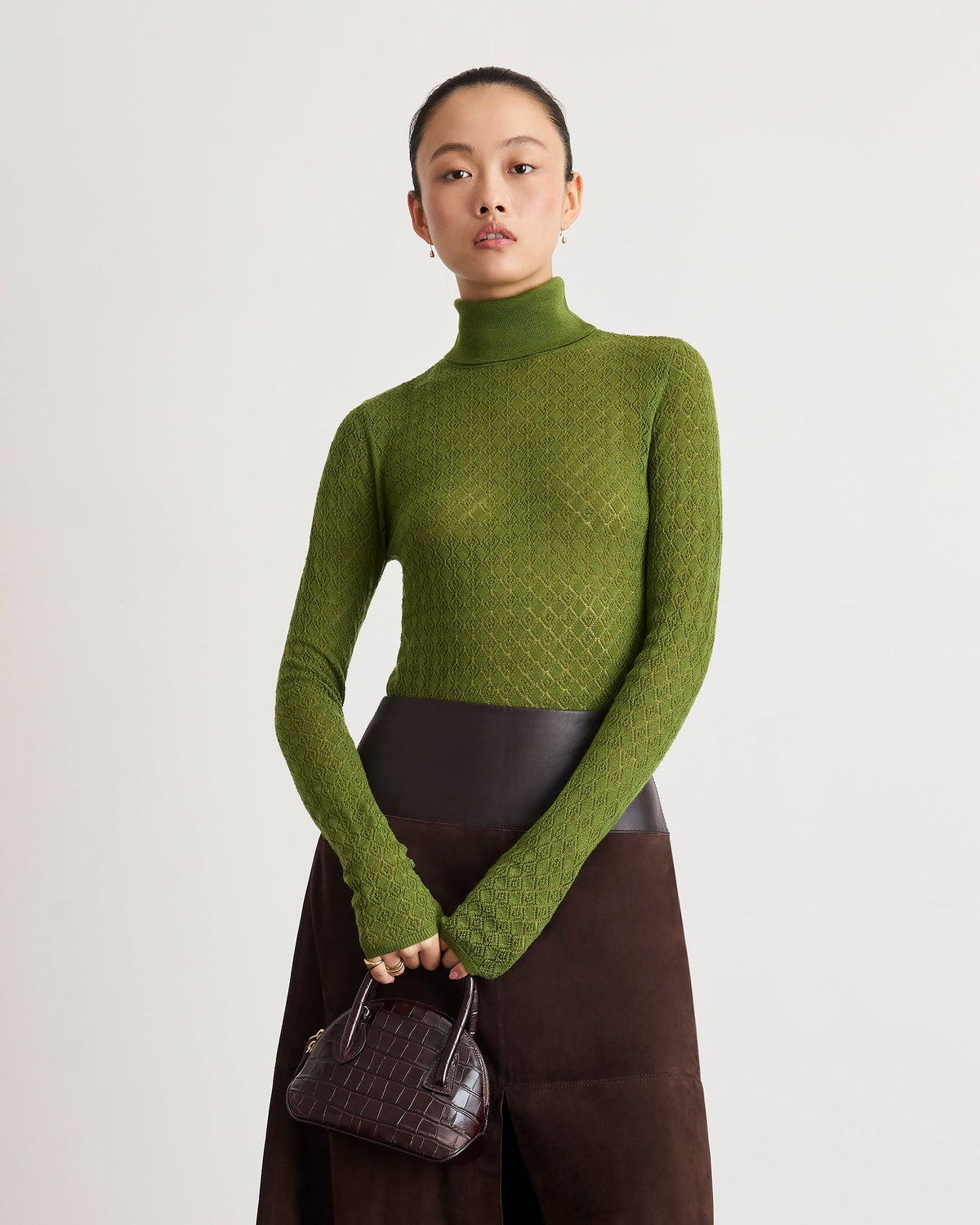 Kayden Turtleneck in Sprout