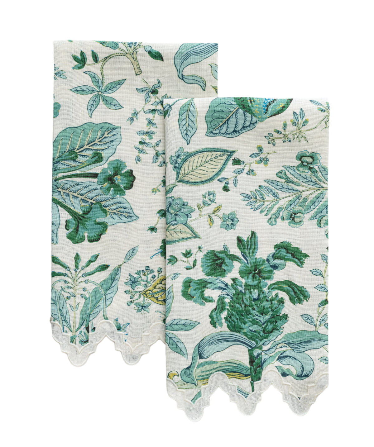Pomegranate Guest Towel in Emerald