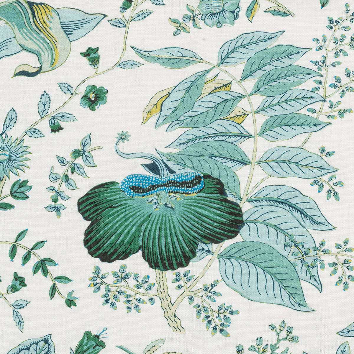 Matouk Schumacher Pomegranate Tablecloth in Emerald