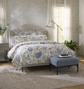 Pondicherry Duvet Cover in Sea