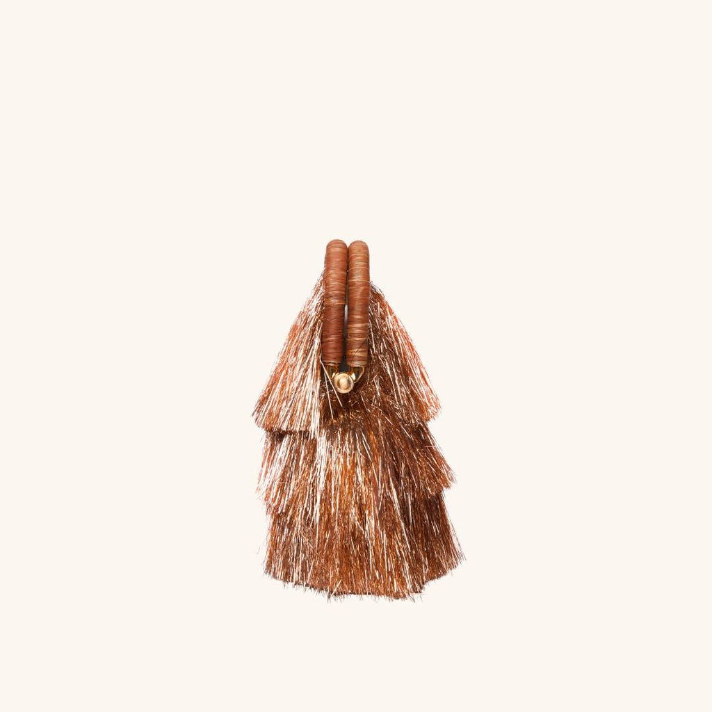 The Flamands Fringe Tote Disco in Cocoa