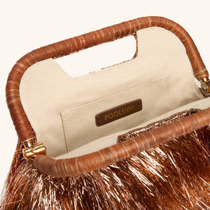 The Flamands Fringe Tote Disco in Cocoa