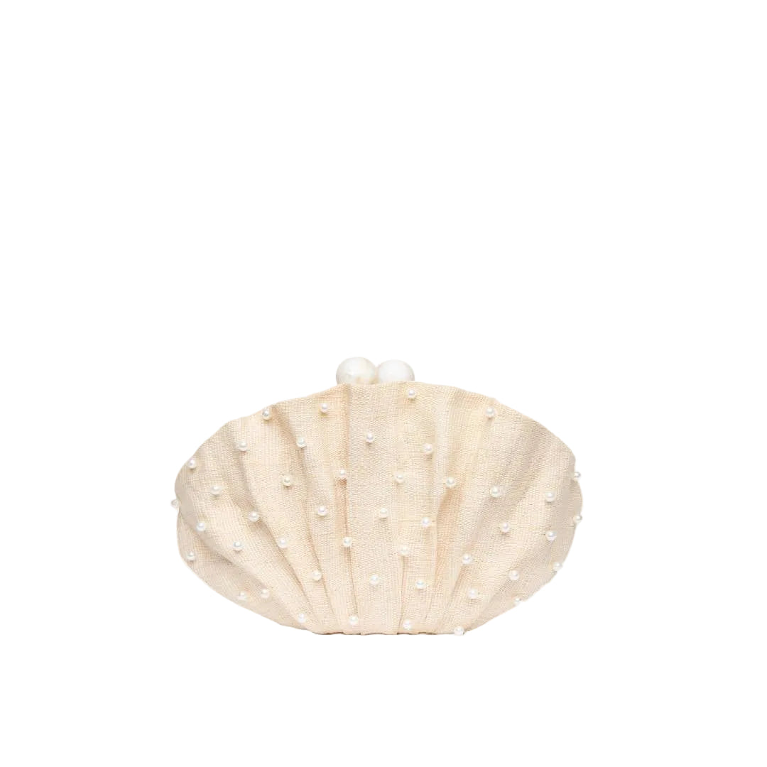 The Origami Scallop Pearl in Sand