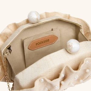 The Origami Scallop Pearl in Sand