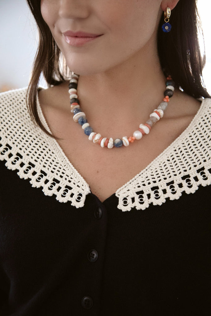 Poolside Confetti Necklace