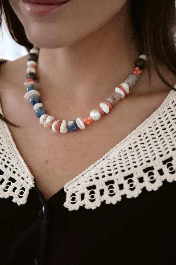 Poolside Confetti Necklace