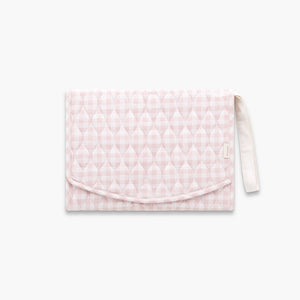 Portable Changing Pad in Pink Gingham.