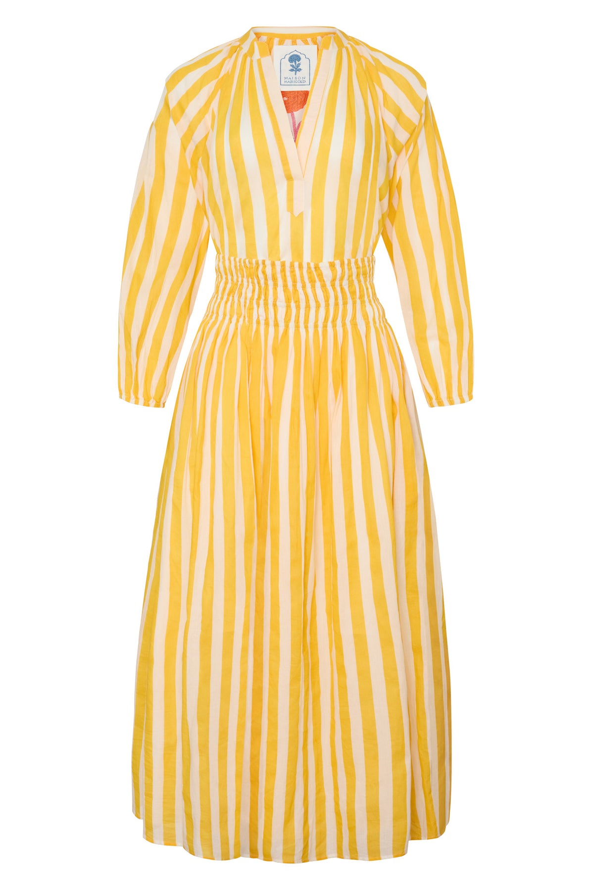 Porto Skirt in Yellow Stripe