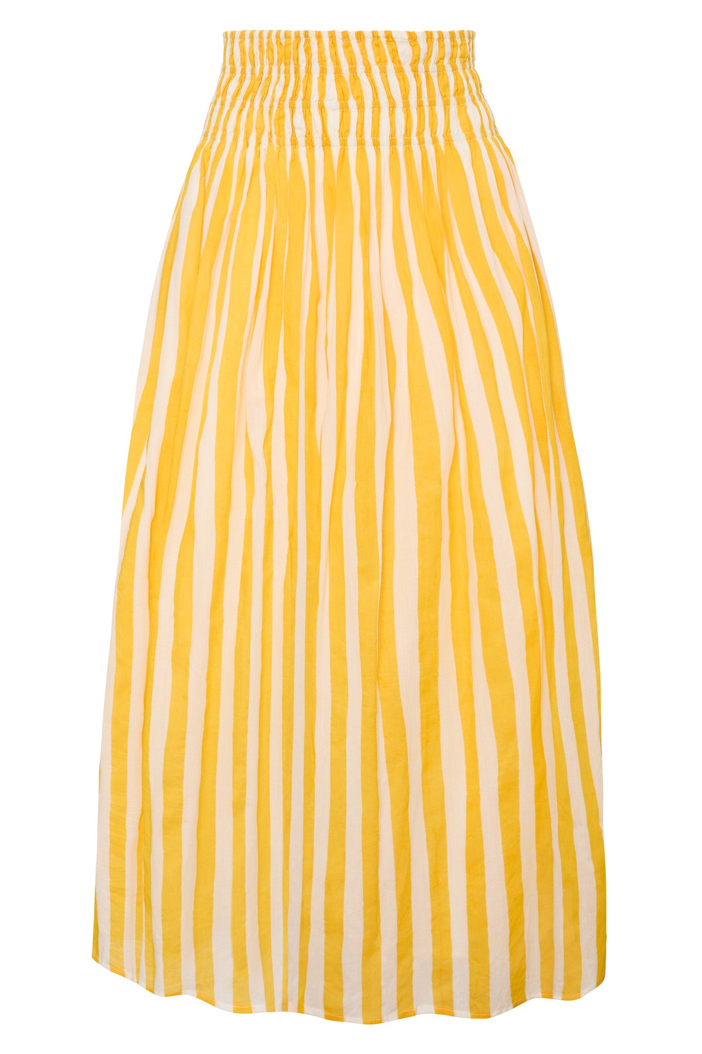 Porto Skirt in Yellow Stripe