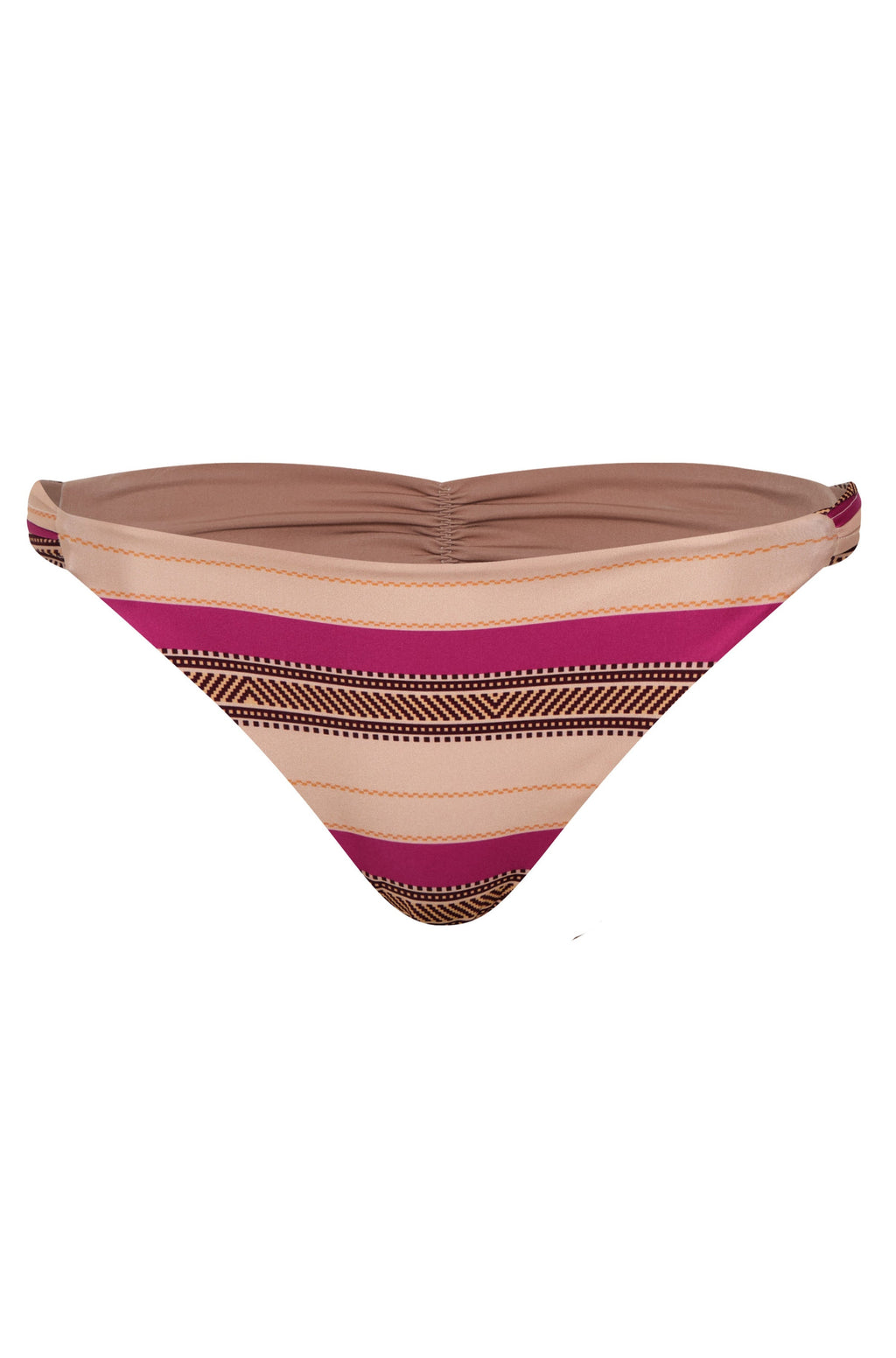 Potosi Bottom in Ethnic Pink Stripes